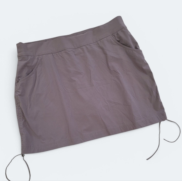 Columbia Gray Skirt with Drawstrings Built In Shorts Activewear Skort Size XL - Picture 15 of 15